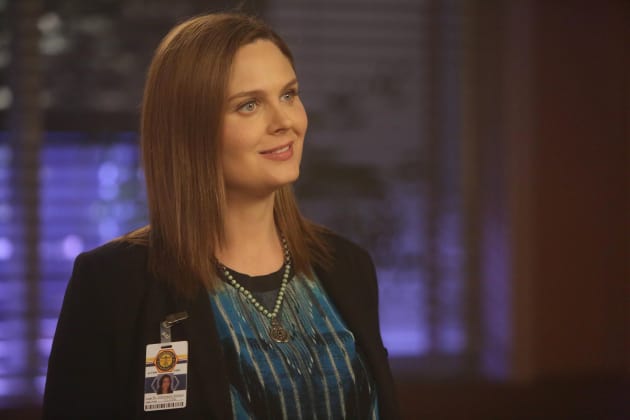 Brennan Smiles - Bones Season 10 Episode 22