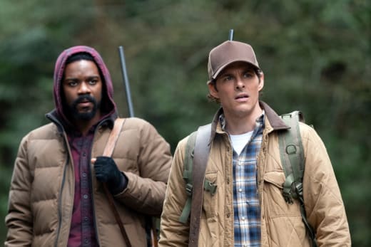 ovan Adepo as Larry Underwood and James Marsden as Stu Redman
