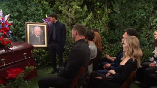 Victor's Funeral - Days of Our Lives