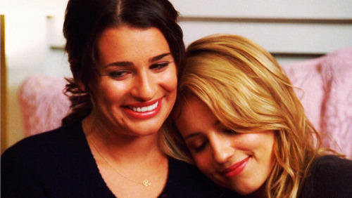 Quinn and rachel glee