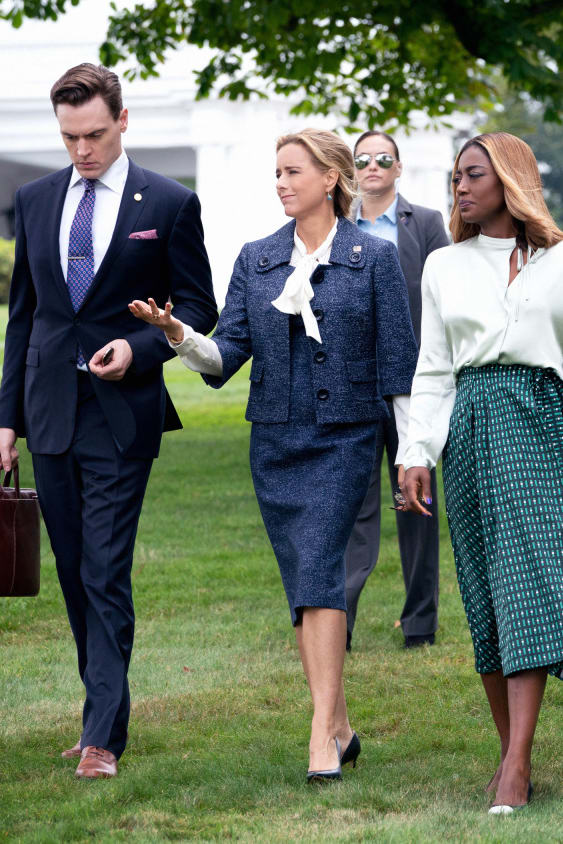 Madam secretary hotsell strappy shoes