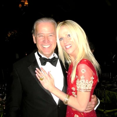 Michaele Salahi and Joe Biden