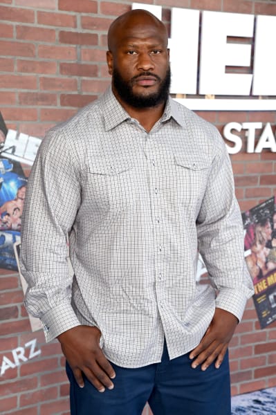 James Harrison at the Heels Premiere