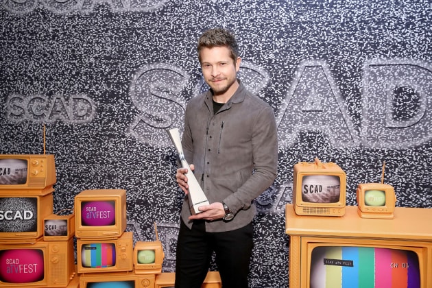 Matt Czuchry with the SCAD aTVFest Maverick Award - The Resident