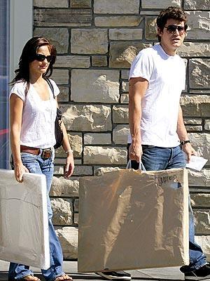 Minka Kelly with John Mayer