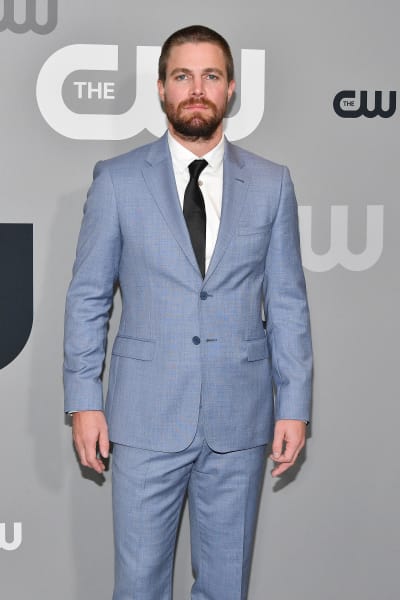 Stephen Amell Attends CW Upfronts