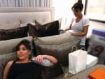 Kim and Kourtney
