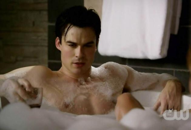 Damon in a Bathtub!