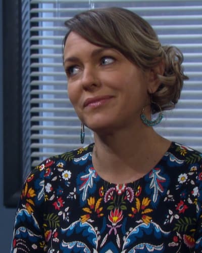 Allie Presses Nicole - Days of Our Lives