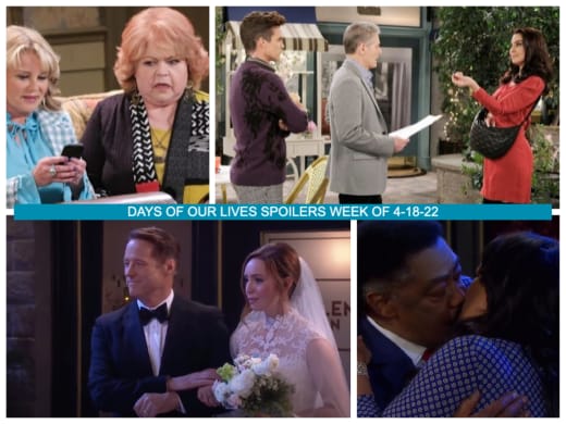 Spoilers for the Week of 4-18-22 - Days of Our Lives