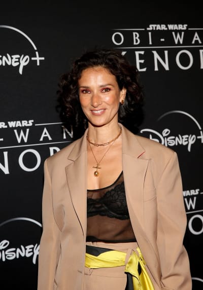 Indira Varma attends a surprise premiere of the first two episodes of “Obi-Wan Kenobi”