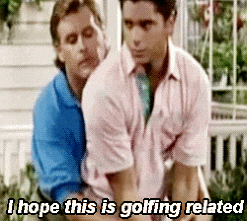 Joey teaches Jesse how to golf - Full House