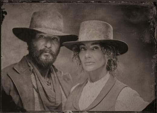Tim McGraw and Faith Hill as James and Margaret Dutton - 1883