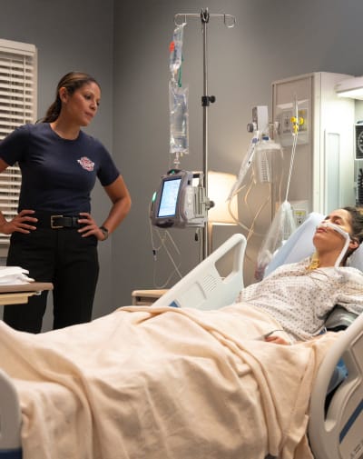 Andy in Hospital - tall - Station 19 Season 7 Episode 10