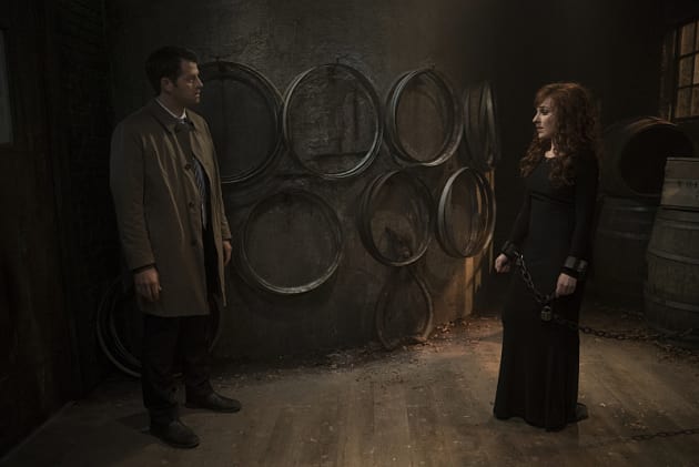 Castiel and Rowena - Supernatural Season 10 Episode 21