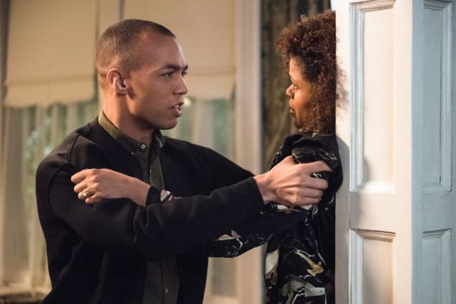 Max grabs his mother - Supernatural Season 12 Episode 20