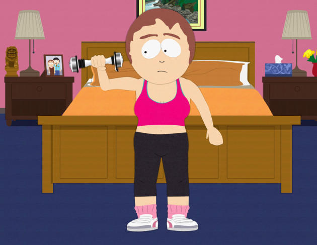Sharon Working Out