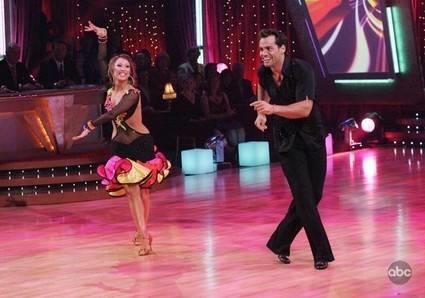 Cristian de la Fuente and Cheryl Burke