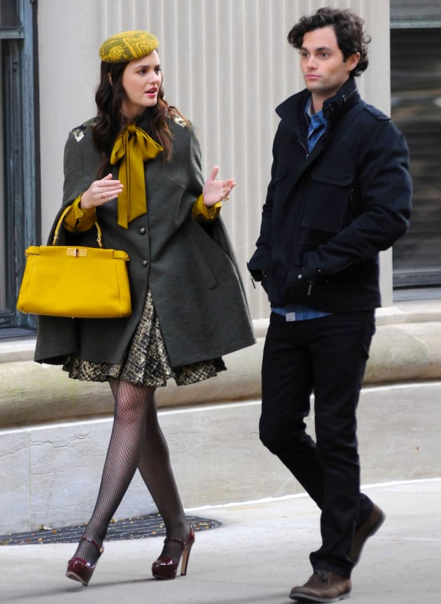 Penn Badgley and Leighton Meester Picture