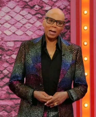 Holographic Suit - RuPaul's Drag Race Season 13 Episode 8