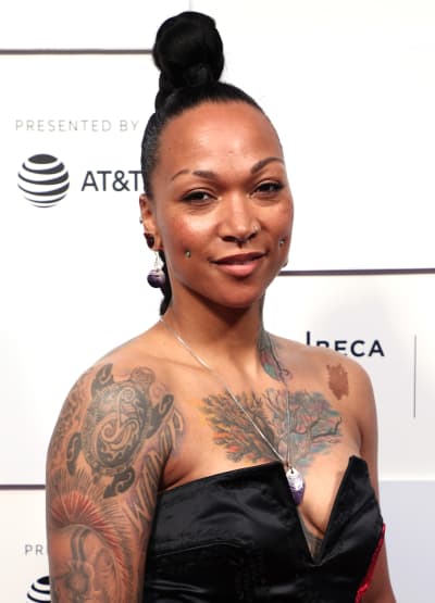 Kali Reis attends 2021 Tribeca Festival Premiere of "Catch The Fair One" 