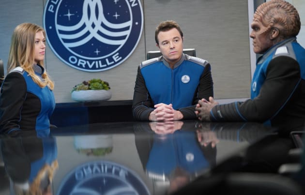 Three at the Table - The Orville Season 2 Episode 1