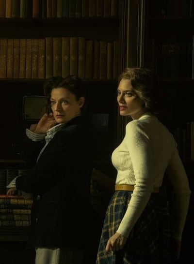 Rouge and Rita in the Library - Doom Patrol Season 3 Episode 4