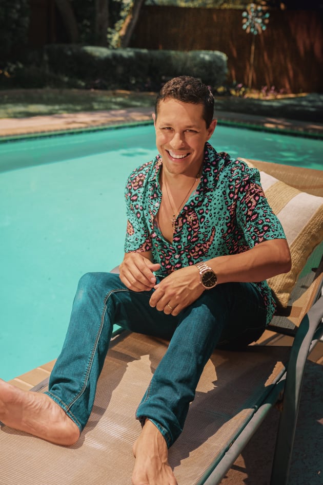 David Del Rio by the pool TV Fanatic