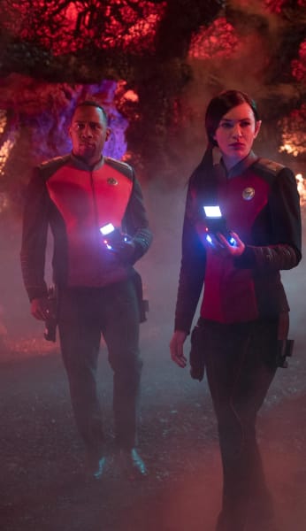 LaMarr and Talla - The Orville: New Horizons Season 3 Episode 2
