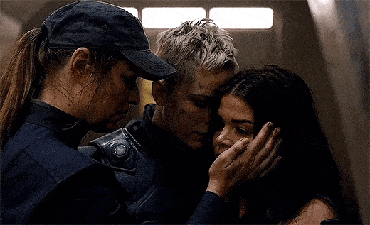 Hope with Octavia and Diyoza - The 100