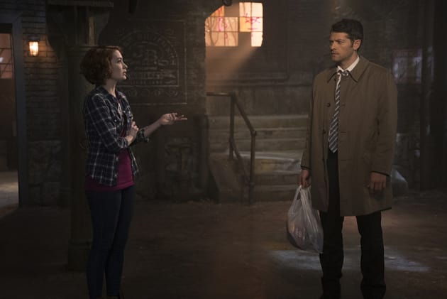 Charlie and Castiel - Supernatural Season 10 Episode 21