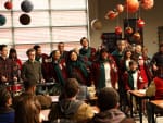 Glee Christmas Scene
