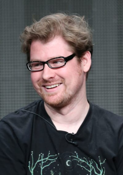 Producer Justin Roiland speaks onstage during the Adult Swim: Rick and Morty panel 