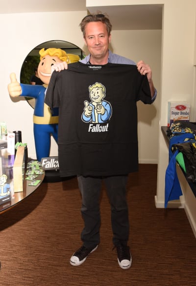 Matthew Perry attends the Fallout 4 Video Game Preview Lounge at Chateau Marmont 