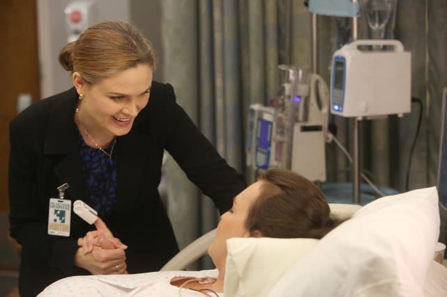Brennan Helps Daisy During Labor - Bones Season 10 Episode 8