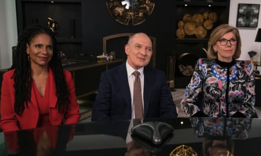 Liz, Diane, David Lee long - The Good Fight Season 5 Episode 9