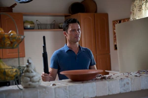 In the Kitchen, with a Shotgun