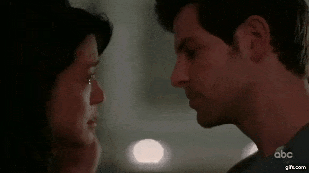 Katherine and Eddie Near Kiss