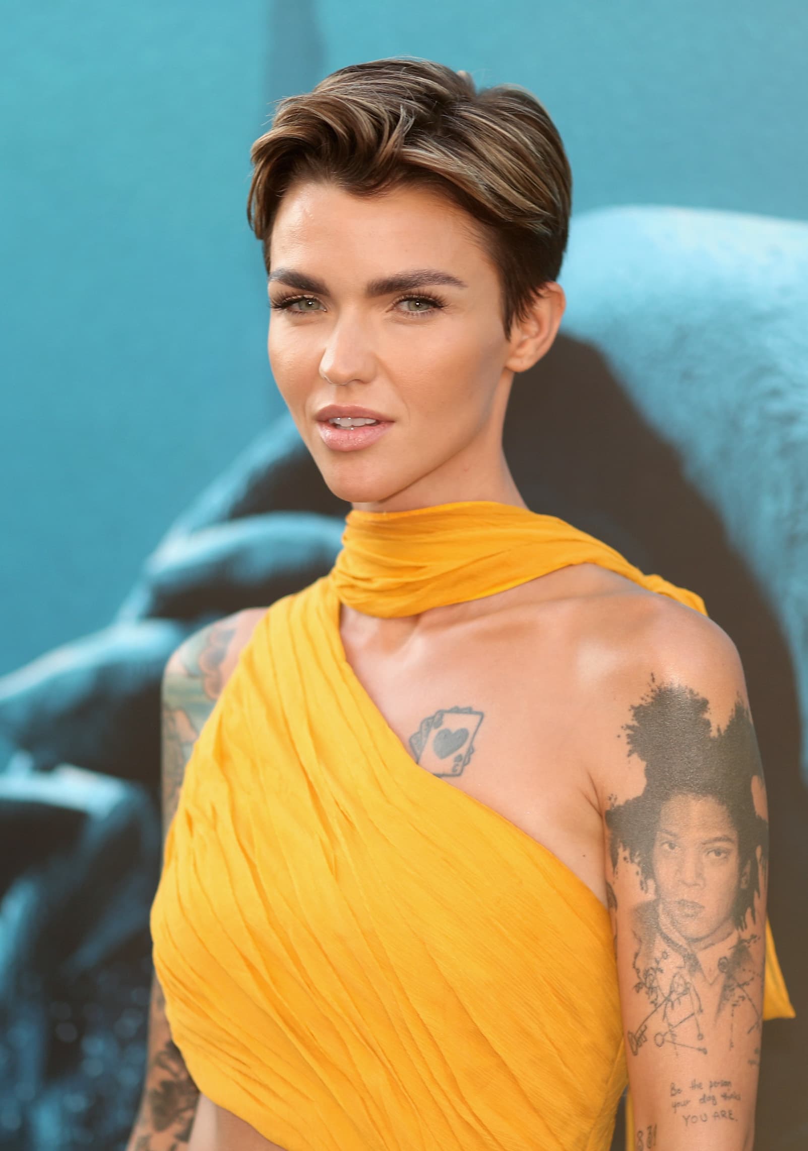 Ruby Rose Attends The Meg Premiere Tv Fanatic