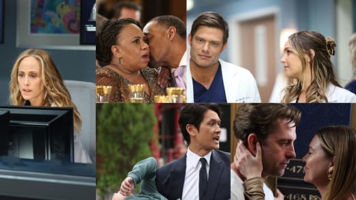 Grey's Anatomy Season 19 Finale Collage