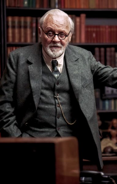 Freud Gesturing Wildly in Freud's Last Session