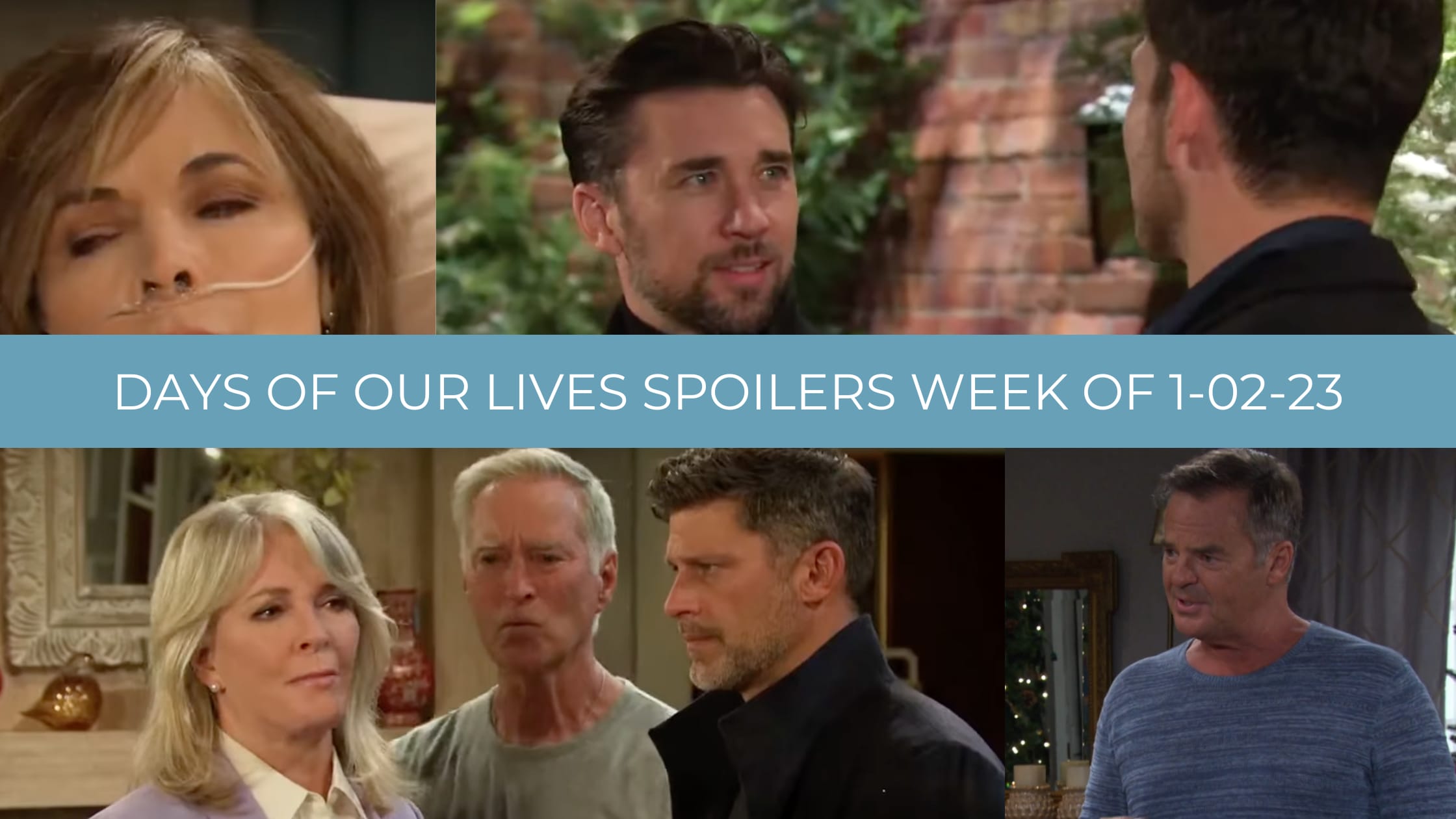 Days of Our Lives Spoilers for the Week of 1-02-23: Shocking Confessions to  Start the Year! - TV Fanatic