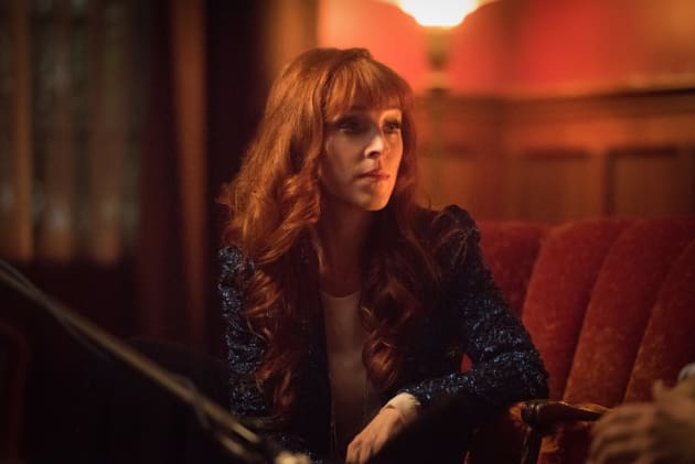 Rowena gets comfortable - Supernatural Season 12 Episode 13