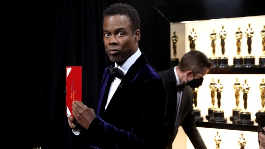 Chris Rock is seen backstage during the 94th Annual Academy Awards 