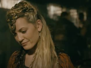 Ingrid is Happy Vikings TV Fanatic