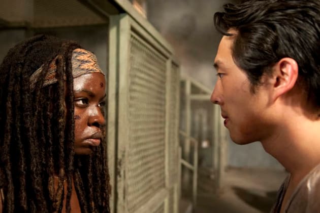 Glenn vs. Michonne