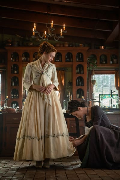 Claire Prepares Bree - Outlander Season 5 Episode 1