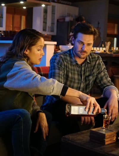 Andy and Jack drink - Station 19 Season 3 Episode 16