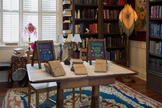 Cozy Little Bookstore Setup