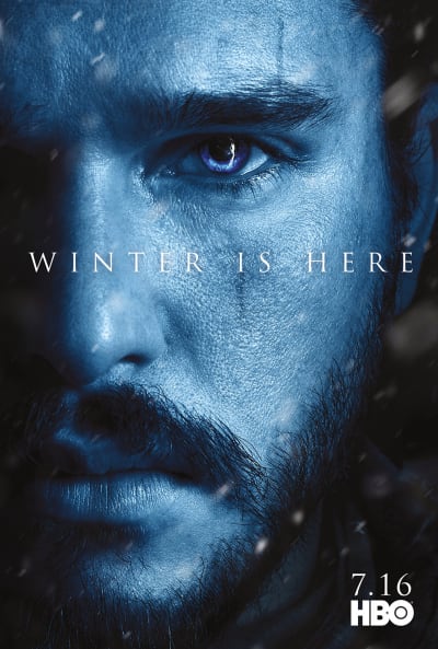 Jon Snow Season 7 Poster - Game of Thrones